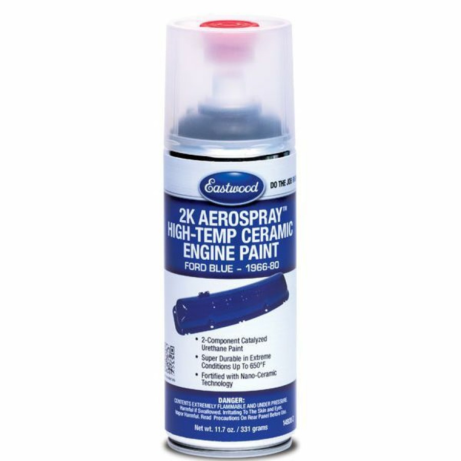 2K Aerospray And Duraspray Paints Primers Clears * | Top 10 2K Aerospray High Temp Engine Paint Ford Blue 1966 80