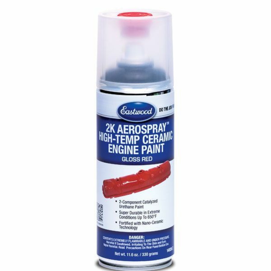 2K Aerospray And Duraspray Paints Primers Clears * | Best Pirce 2K Aerospray High Temp Ceramic Engine Paint Gloss Red