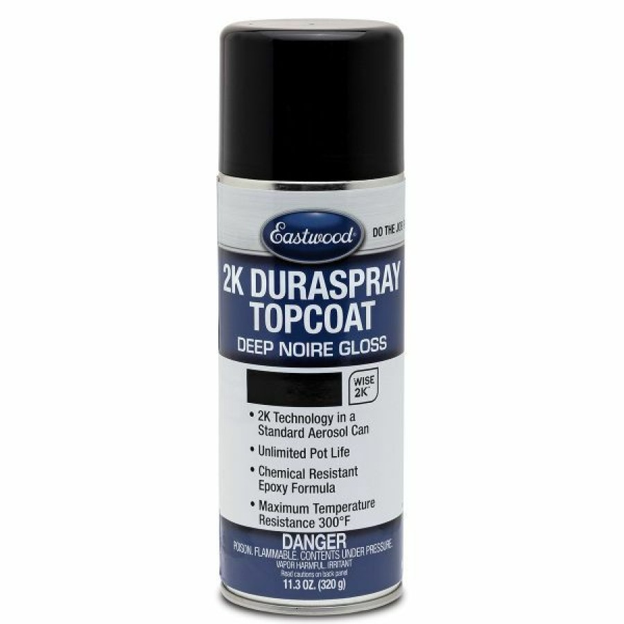 2K Aerospray And Duraspray Paints Primers Clears * | Brand New Eastwood 2K Duraspray Topcoat Deep Noire Gloss Paint