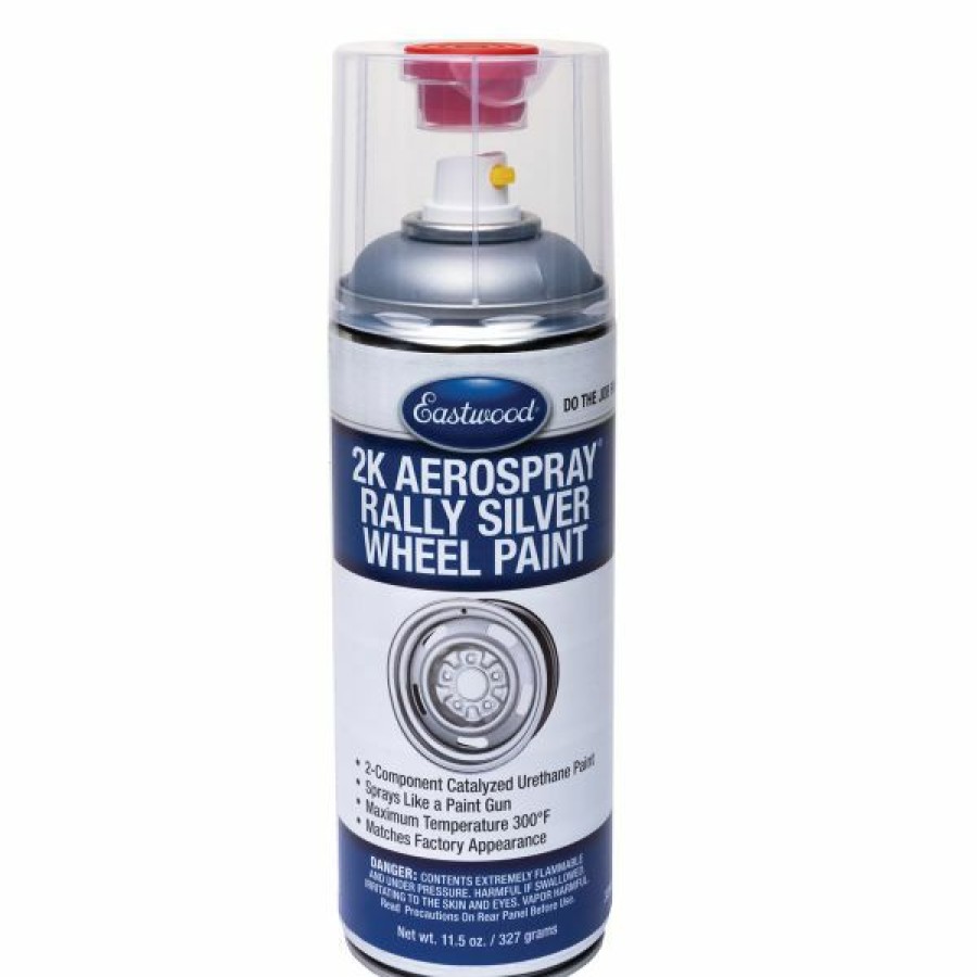 2K Aerospray And Duraspray Paints Primers Clears * | Top 10 Eastwood 2K Aerospray Rally Wheel Silver Paint