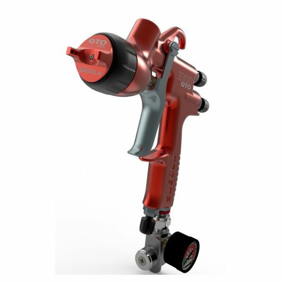 Paint Guns & Equipment * | Best Deal Sagola 3300 Gto Gravity, Tech Aircap-1.30Mm & Rc2 Reg. Pg10141551