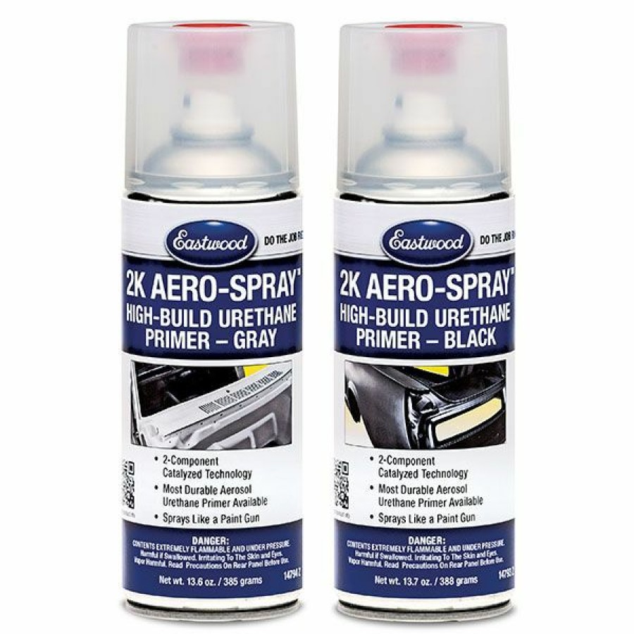 2K Aerospray And Duraspray Paints Primers Clears * | Hot Sale 2K Aerospray High Build Urethane Primer Gray & Black