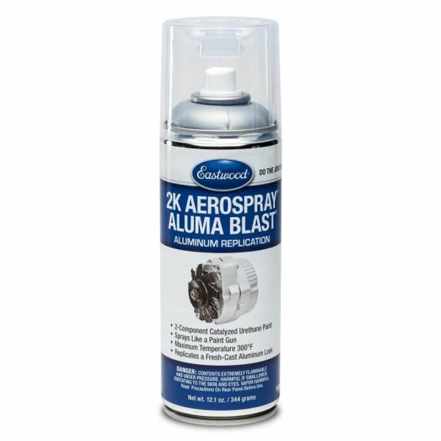 2K Aerospray And Duraspray Paints Primers Clears * | Deals Eastwood 2K Aerospray Aluma Blast Aerosol Spray Paint