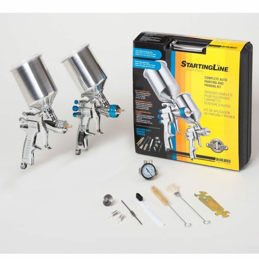 Paint Guns & Equipment * | Deals Devilbiss Auto Paint And Priming Starting Line System 802343