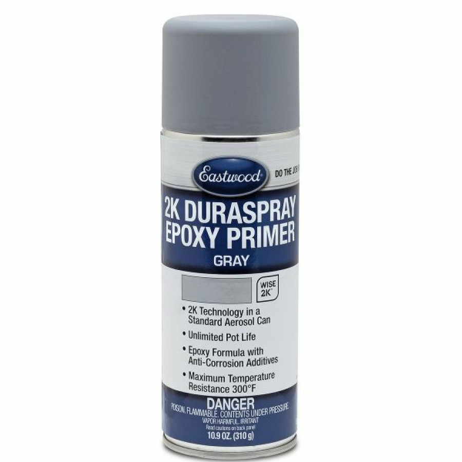 2K Aerospray And Duraspray Paints Primers Clears * | Cheapest Eastwood 2K Duraspray Epoxy Primer Grey